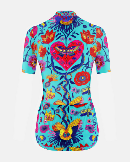 Women's Heart & Bloom Cycling Jersey