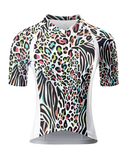 ROCKBROS Women's Neon Safari All-Weather Multi-Color Patterned Pro Bibs