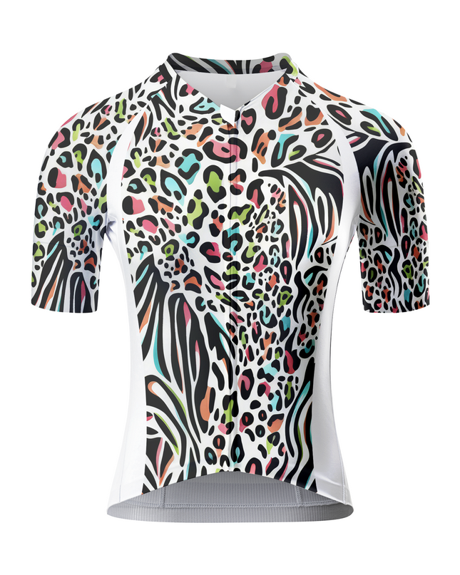 ROCKBROS Women's Kaleidoscope Safari All-Weather Multi-Color Graphic Jersey