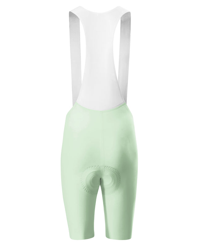 ROCKBROS Women's Mint Green Leopard Padded Bib Cycling Bibs