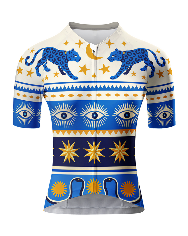 ROCKBROS Women’s Mystical Leopard & Celestial Eye Pro Aero Jersey