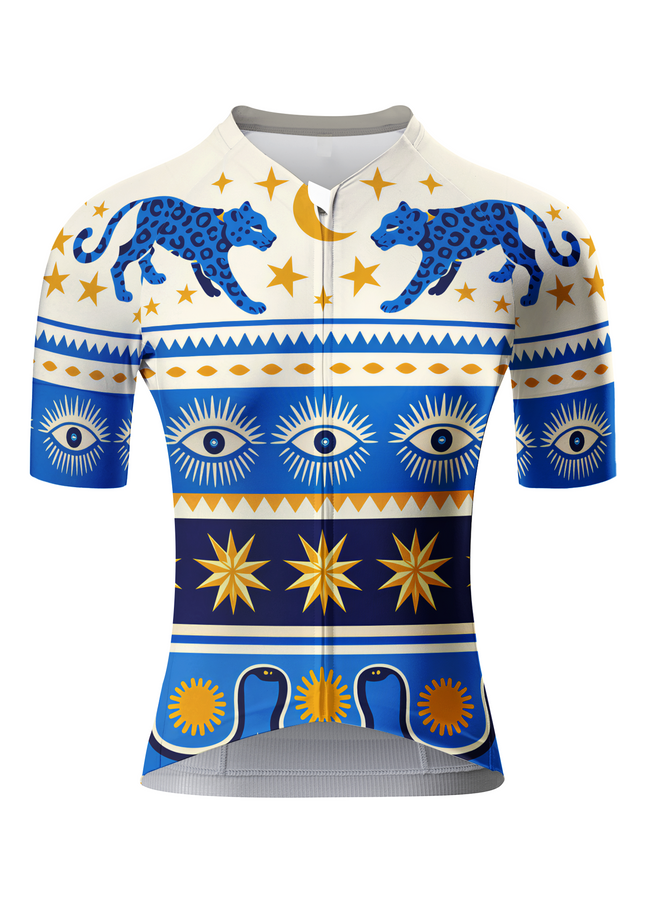 ROCKBROS Women’s Mystical Leopard & Celestial Eye Pro Aero Jersey