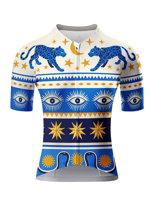 ROCKBROS Women’s Mystical Leopard & Celestial Eye Pro Aero Jersey