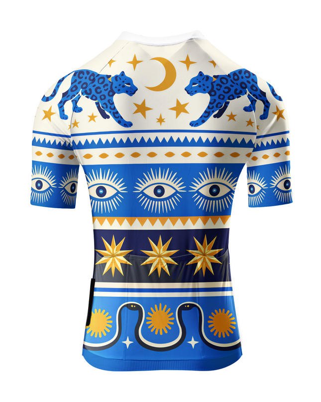 ROCKBROS Women’s Mystical Leopard & Celestial Eye Pro Aero Jersey