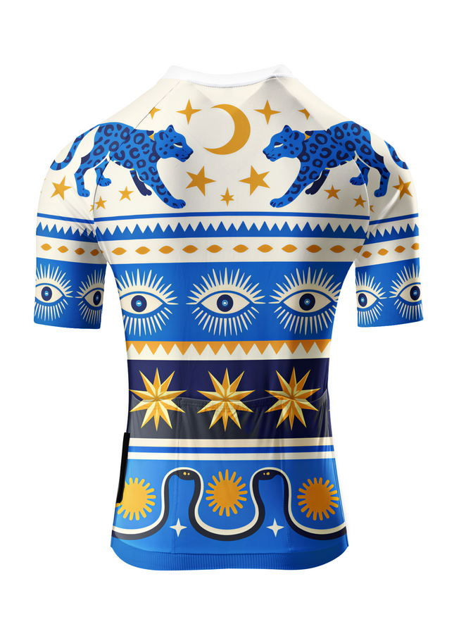 ROCKBROS Women’s Mystical Leopard & Celestial Eye Pro Aero Jersey
