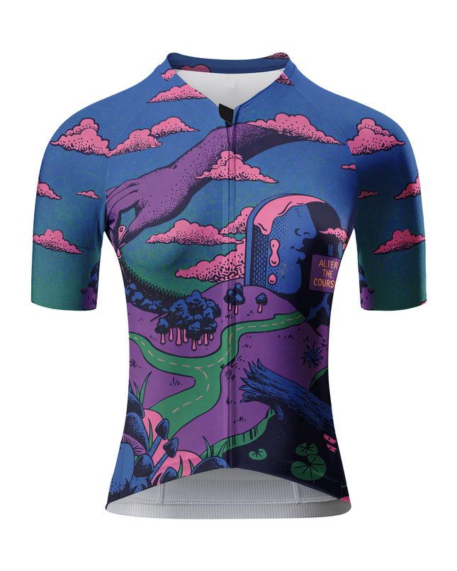 ROCKBROS "Alter The Course" Surrealist Dreamscape Pro Cycling Jersey