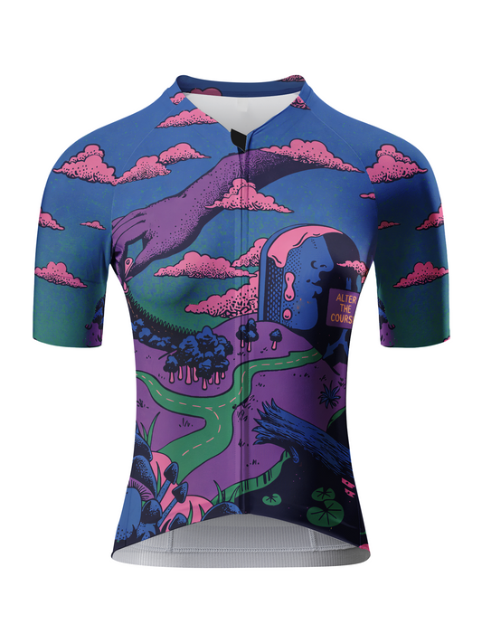 ROCKBROS "Alter The Course" Surrealist Dreamscape Pro Cycling Jersey