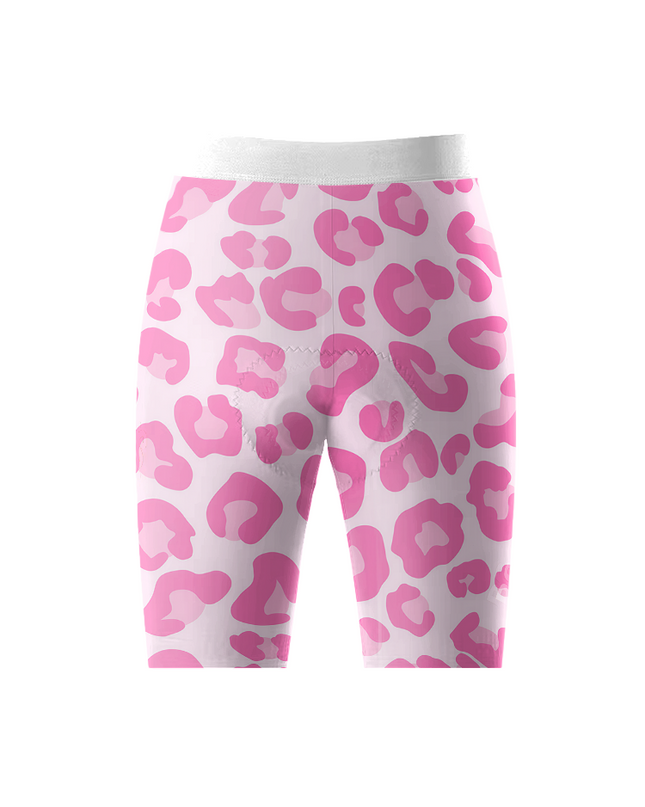 ROCKBROS Women's Neon Hybrid All-Weather Asymmetrical Rose-Leopard Jersey