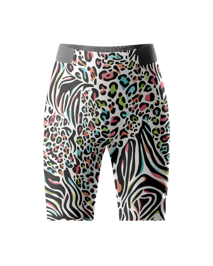 ROCKBROS Women's Neon Safari All-Weather Multi-Color Patterned Pro Bibs
