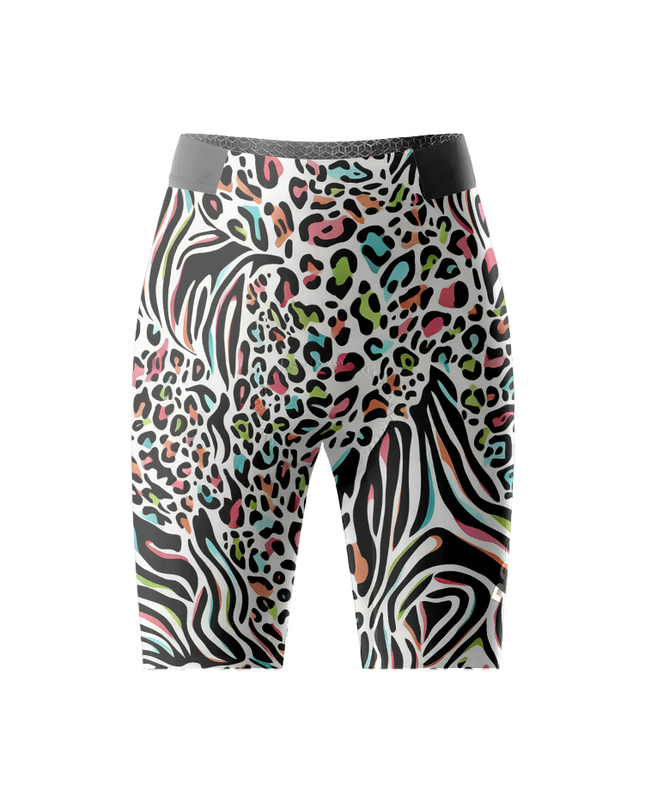 ROCKBROS Women's Neon Safari All-Weather Multi-Color Patterned Pro Bibs
