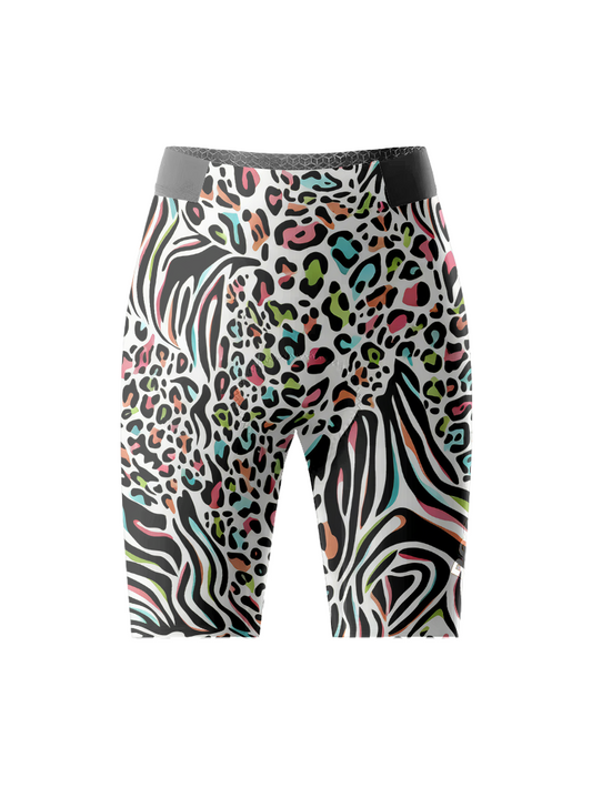 ROCKBROS Women's Neon Safari All-Weather Multi-Color Patterned Pro Bibs