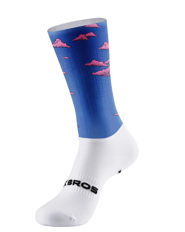ROCKBROS Dreamy Pink Cloud Aero Socks