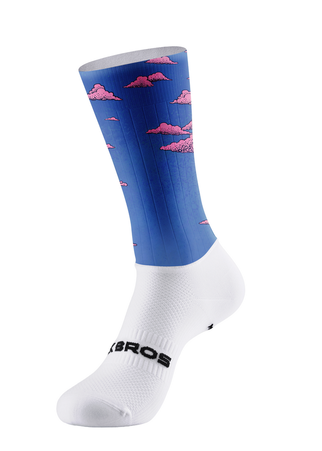 ROCKBROS Dreamy Pink Cloud Aero Socks