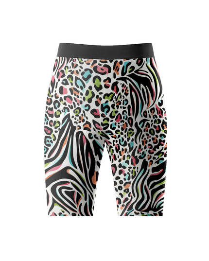 ROCKBROS Women's Neon Safari All-Weather Multi-Color Patterned Pro Bibs