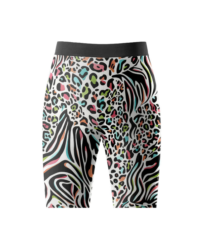 ROCKBROS Women's Neon Safari All-Weather Multi-Color Patterned Pro Bibs