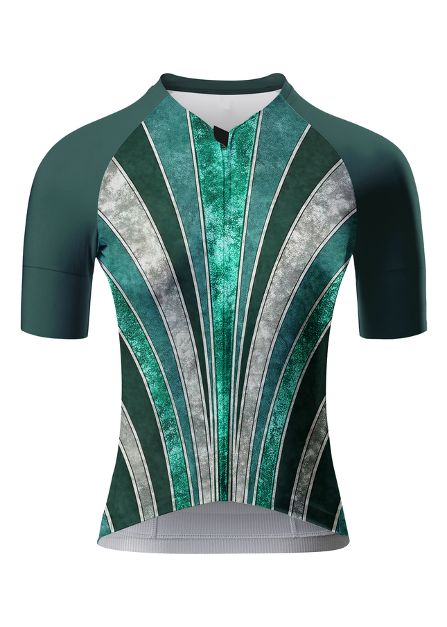 ROCKBROS Women's Enchanted Emerald Butterfly Pro Aero Jersey