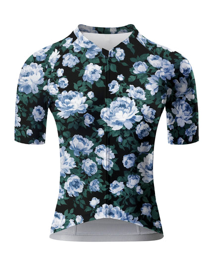 ROCKBROS Women's Blue Dream Peony All-Weather Pro Aero Jersey