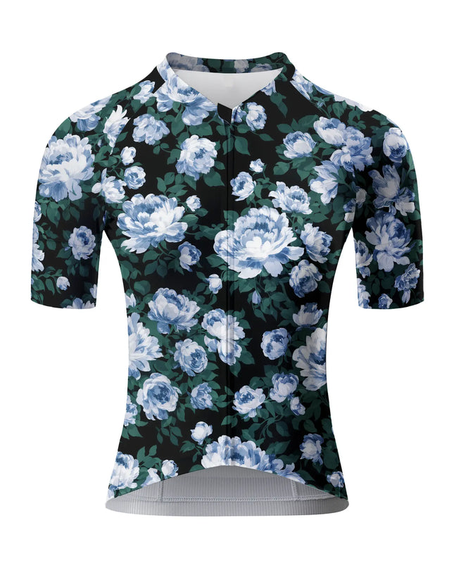 ROCKBROS Women's Blue Dream Peony All-Weather Pro Aero Jersey