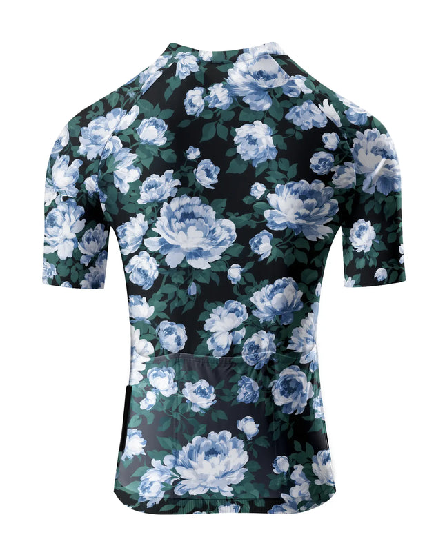 ROCKBROS Women's Blue Dream Peony All-Weather Pro Aero Jersey