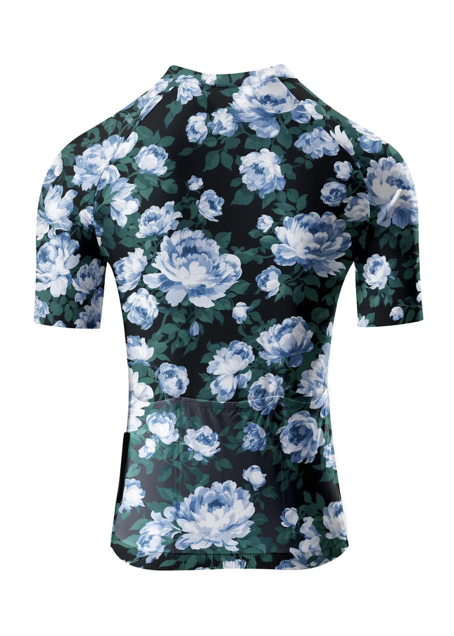 ROCKBROS Women's Blue Dream Peony All-Weather Pro Aero Jersey