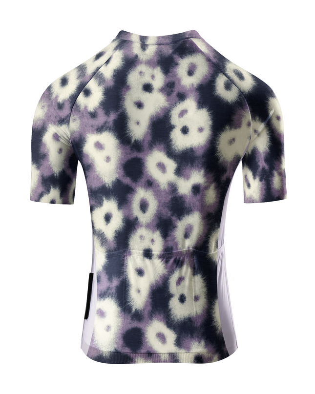 ROCKBROS Women's Lavender Mist All-Weather Tie-Dye Floral Pro Jersey