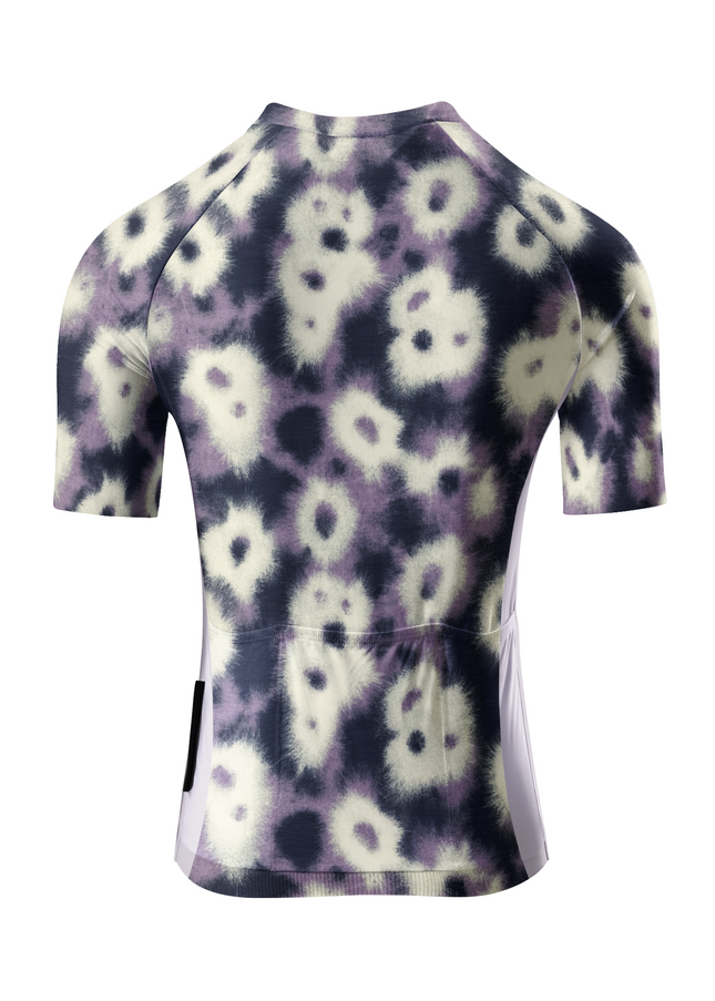 ROCKBROS Women's Lavender Mist All-Weather Tie-Dye Floral Pro Jersey