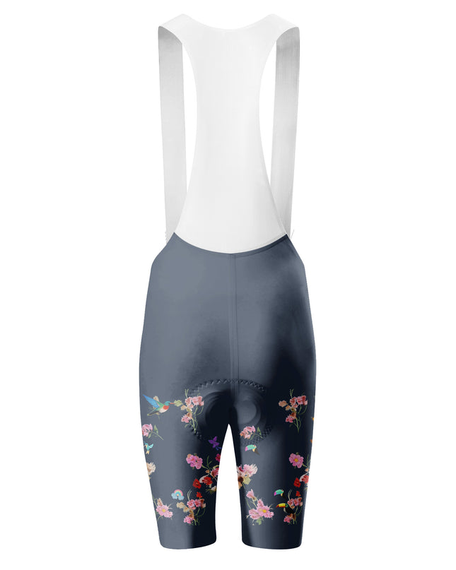 ROCKBROS Women's Tropical Floral & Bird Print Short Sleeve Cycling Jersey