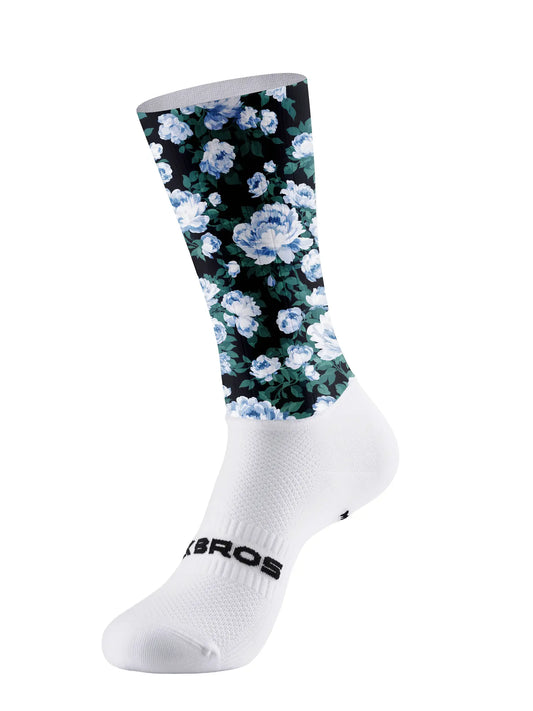 ROCKBROS "MIDNIGHT BLOOM" Pro Aero Cycling Socks