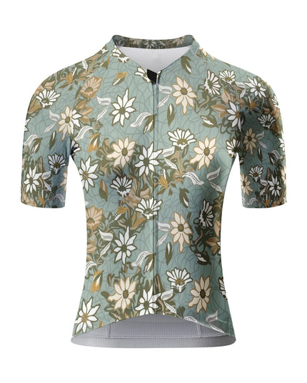 ROCKBROS Women's Artistic Retro Floral Performance Cycling Jersey