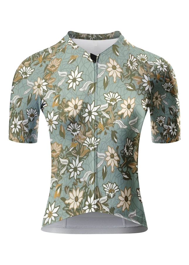 ROCKBROS Women's Artistic Retro Floral Performance Cycling Jersey