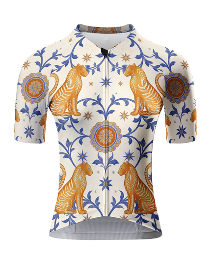 ROCKBROS Women's Boho Sun Moon Leopard Cycling Bibs