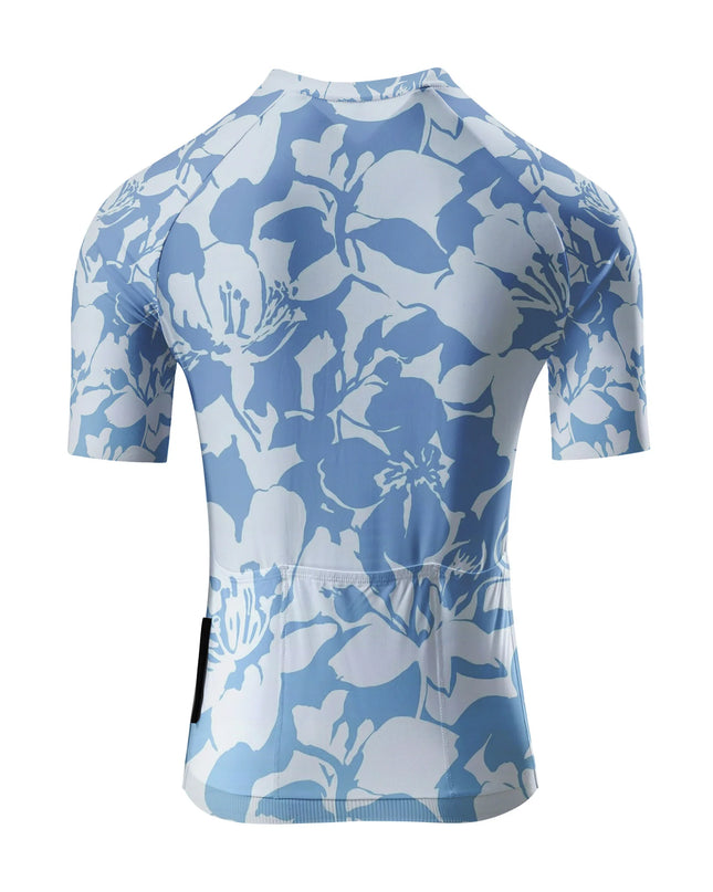 ROCKBROS Women's Ink Leaf Print Short Sleeve Cycling Jersey