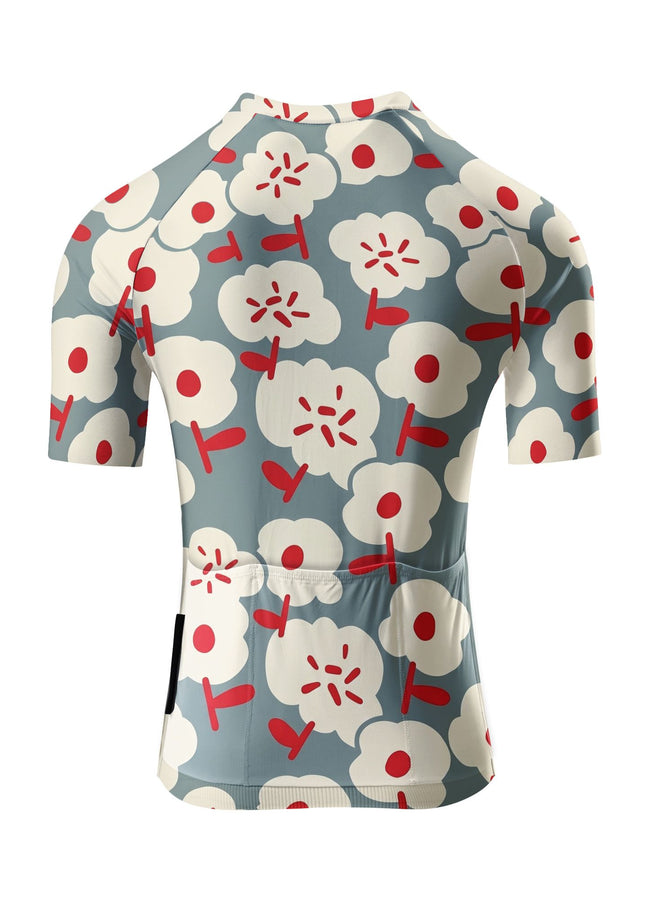 ROCKBROS Women's Abstract Floral Cycling Jersey