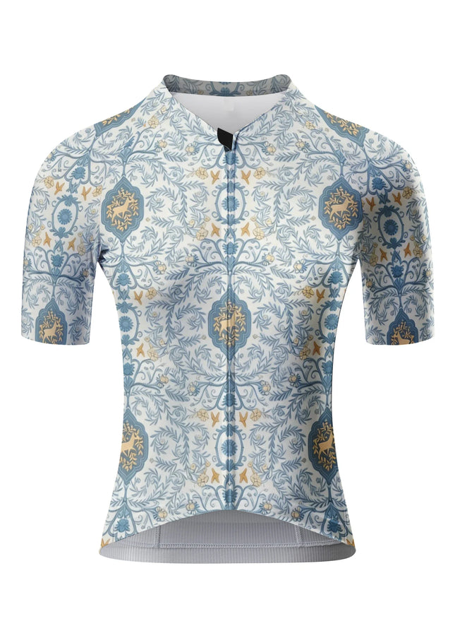 ROCKBROS Women's White Padded Quick-Dry Cycling Jersey