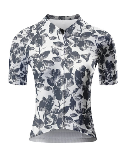 ROCKBROS Women's Ink Leaf Print Padded Cycling Shorts
