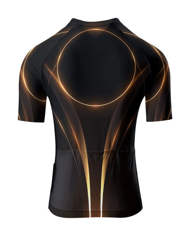 ROCKBROS Women's Golden Light Gradient Short Sleeve Cycling Jersey