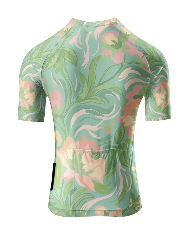 ROCKBROS Women's Vintage Floral Print Cycling Bib Shorts