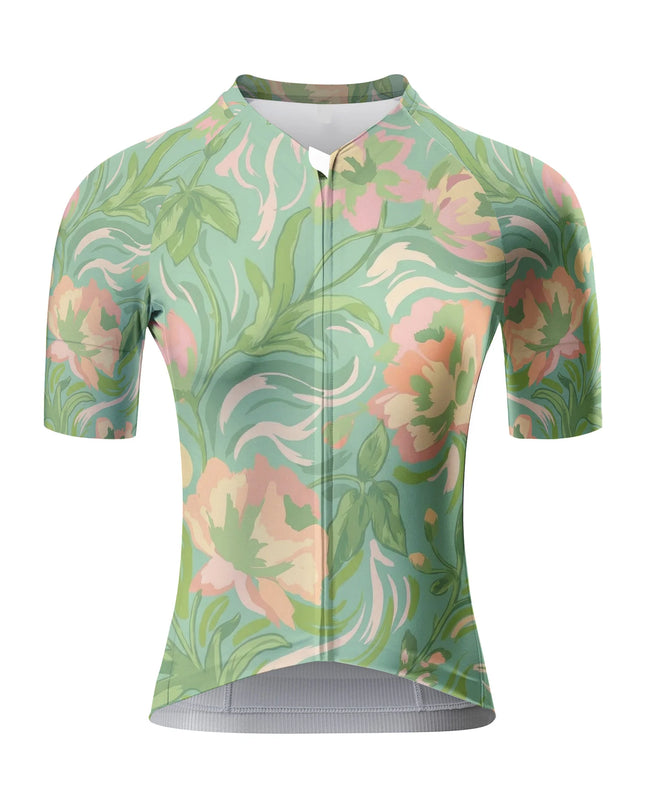 ROCKBROS Women's Vintage Floral Print Cycling Bib Shorts