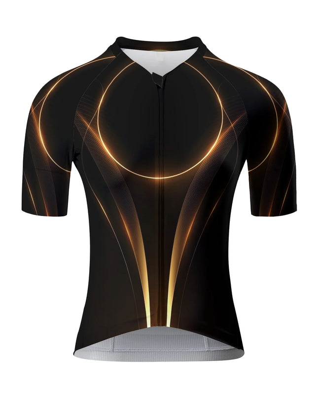 ROCKBROS Women's Golden Light Gradient Short Sleeve Cycling Jersey