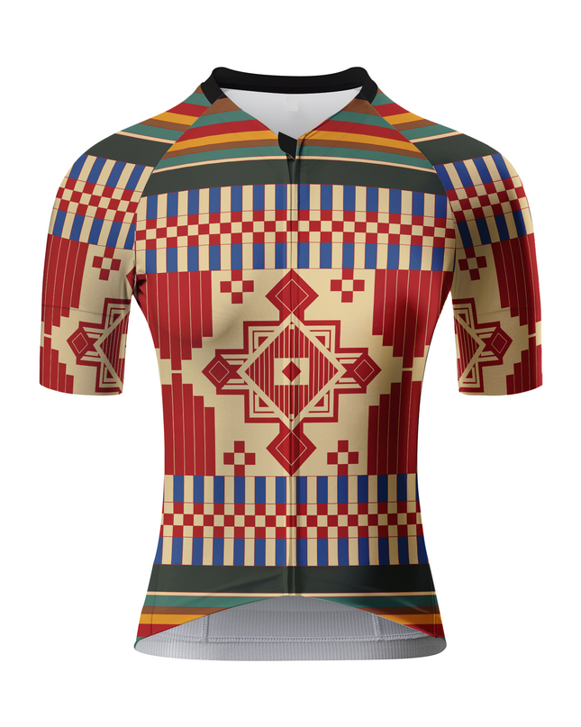 ROCKBROS Women's Retro Geometric Stripe Cycling Bibs
