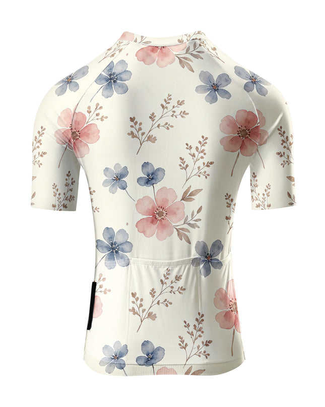 ROCKBROS Women Watercolor Floral Padded Cycling Bib Shorts