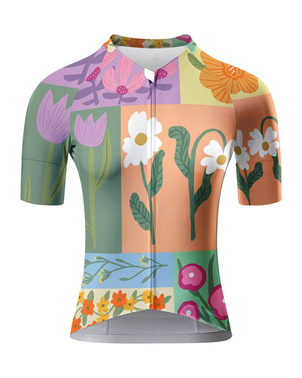 ROCKBROS Women's Gradient Color Block Cycling Bibs