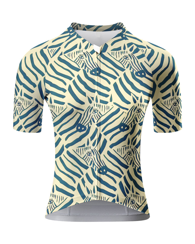 ROCKBROS Women's Hand-drawn Zebra Stripe Padded Bib Cycling Bibs