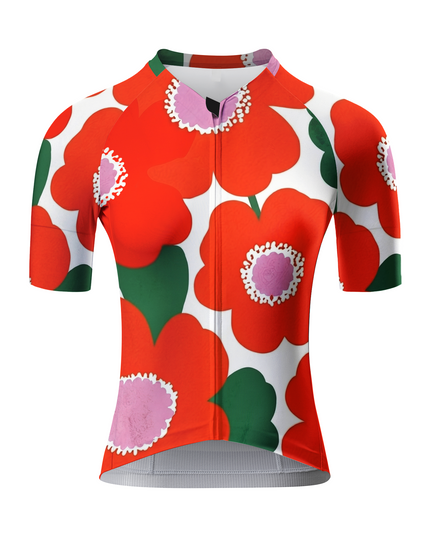 ROCKBROS Women's Artistic Poppy Cycling Shorts