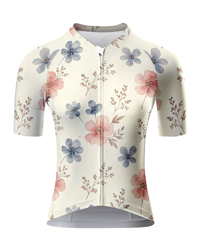 ROCKBROS Women Watercolor Floral Padded Cycling Bib Shorts