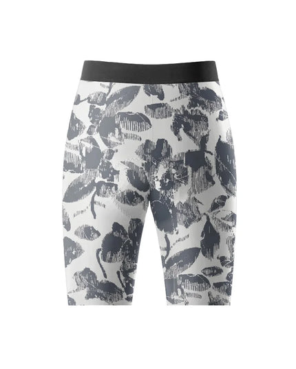 ROCKBROS Women's Ink Leaf Print Padded Cycling Shorts