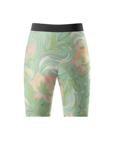ROCKBROS Women's Vintage Floral Print Cycling Bib Shorts