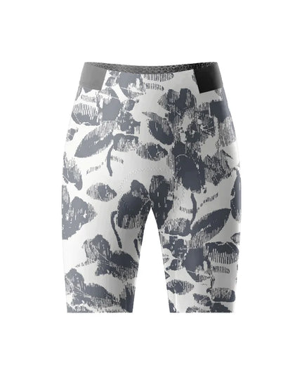 ROCKBROS Women's Ink Leaf Print Padded Cycling Shorts