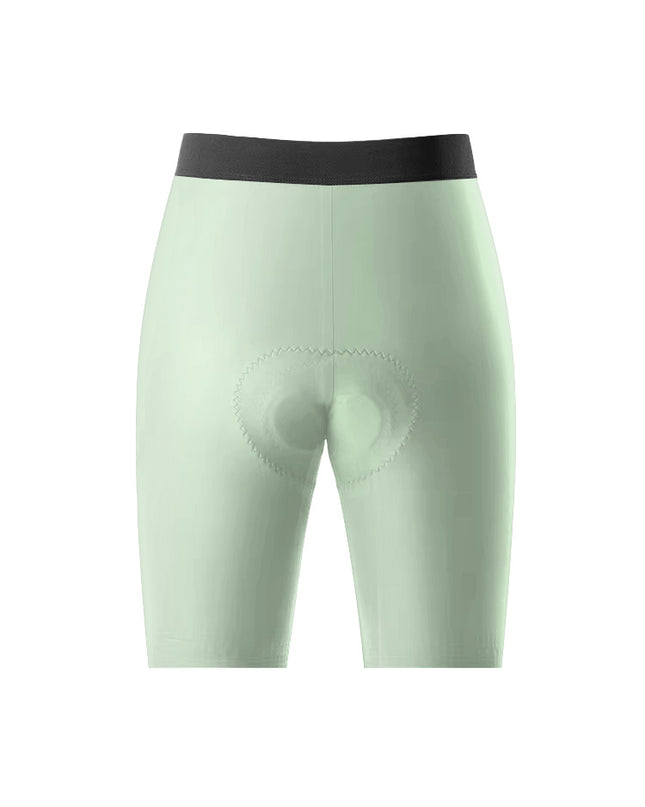 ROCKBROS Women's Mint Green Leopard Padded Bib Cycling Bibs