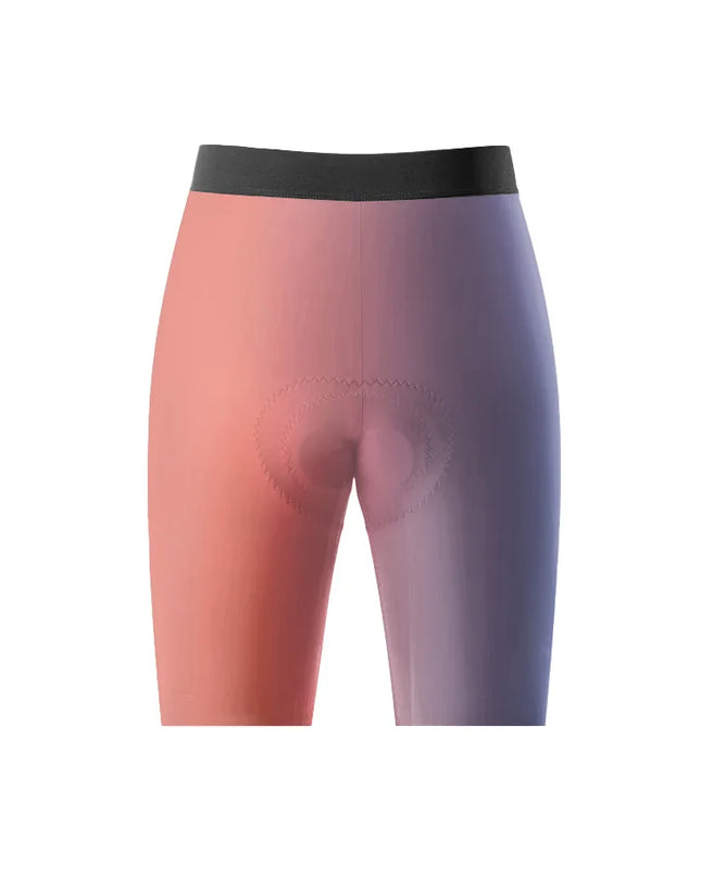 ROCKBROS Women's Artistic Gradient Performance Bike Shorts